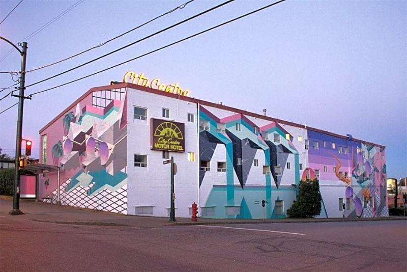 City Centre Motel Vancouver Exterior foto
